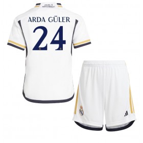 Real Madrid Arda Guler #24 Hemmakläder Barn 2023-24 Kortärmad (+ Korta byxor)